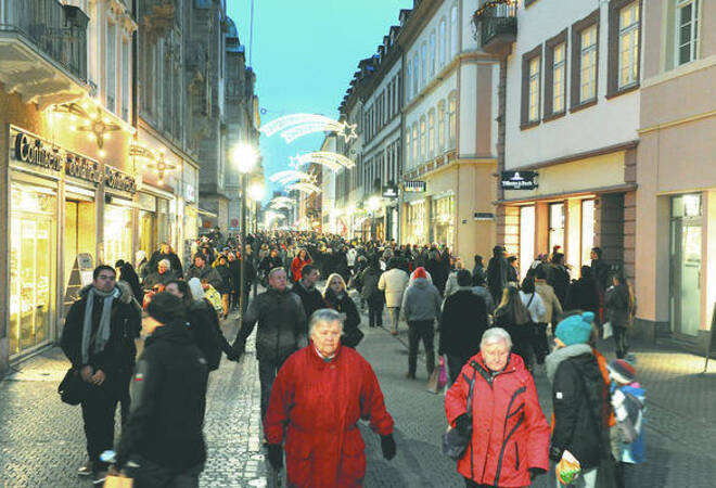 In Heidelberg Gibt S Advents Shopping Bis In Die Nacht Nachrichten Aus Heidelberg Rnz