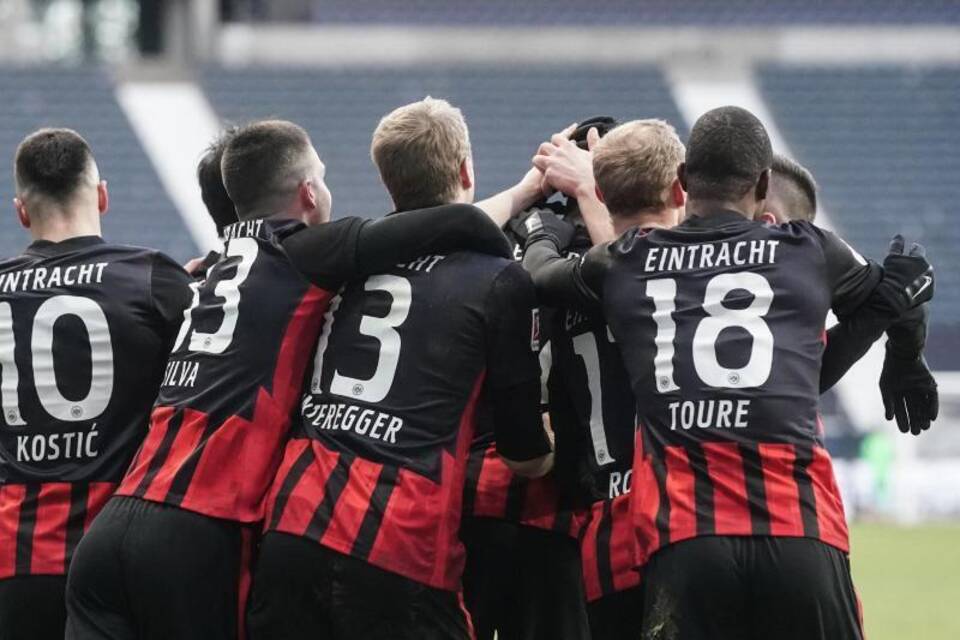 Eintracht-Jubel Eintracht-Jubel
