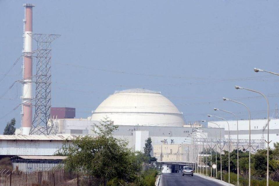 Ein iranisches Atomkraftwerk. Ein iranisches Atomkraftwerk.