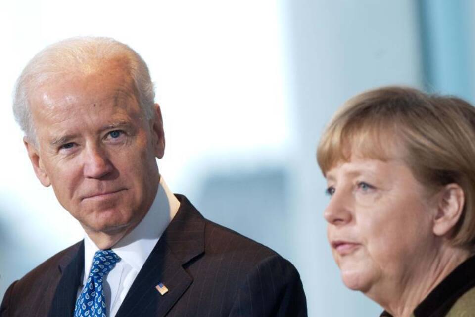 Biden und Merkel