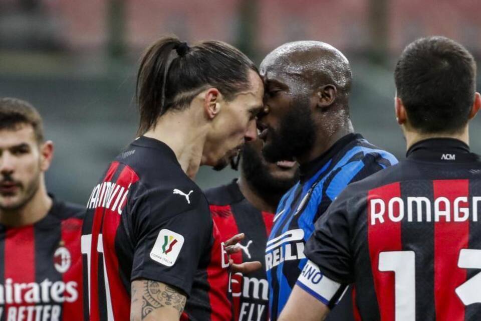 Zlatan Ibrahimovic und Romelu Lukaku Zlatan Ibrahimovic und Romelu Lukaku