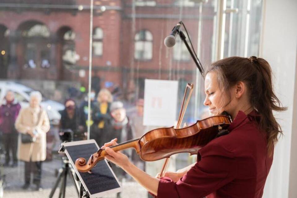 Schaufenster-Konzert