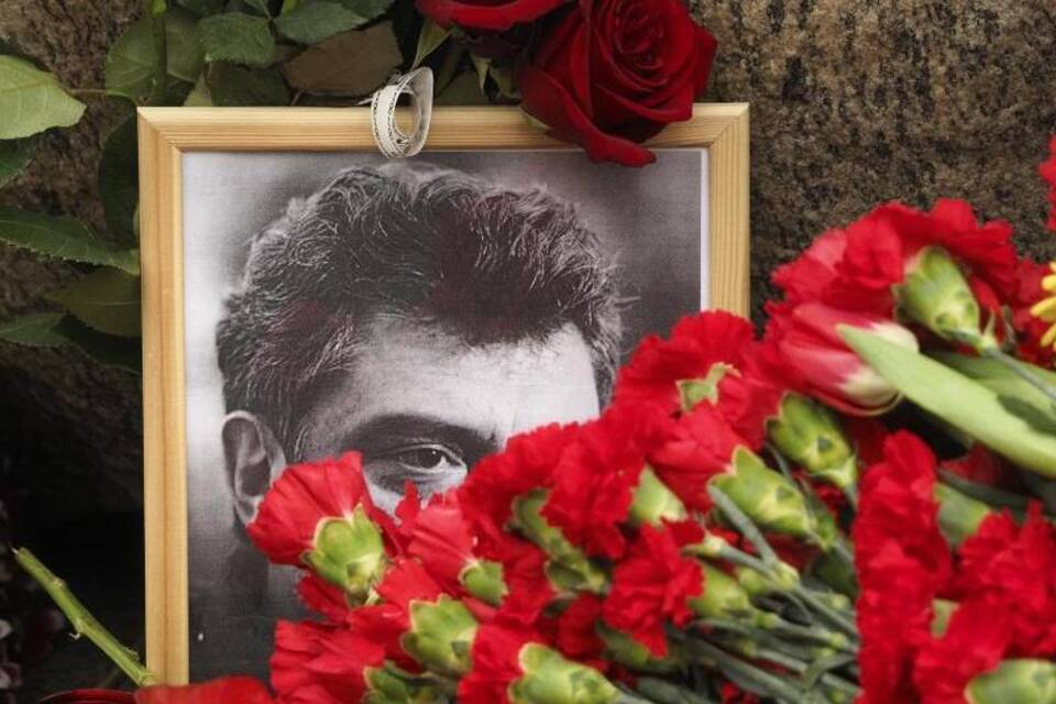 Erinnerung an Nemzow-Mord