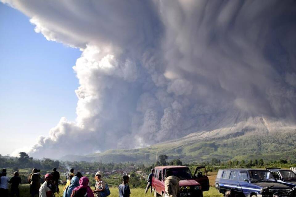 Vulkanausbruch des Sinabung