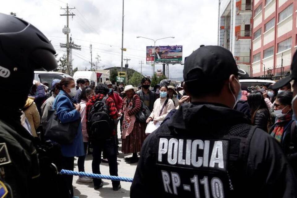 Polizei in Bolivien