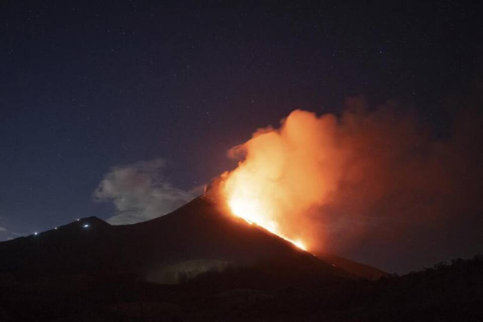 Vulkan Pacaya in Guatemala