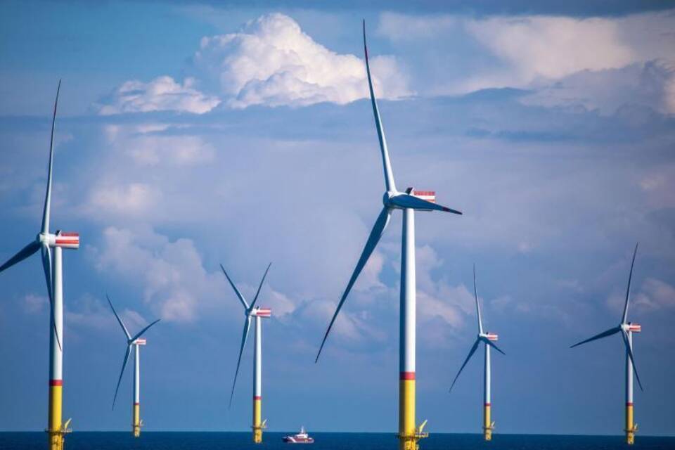 Windräder in der Ostsee Windräder in der Ostsee