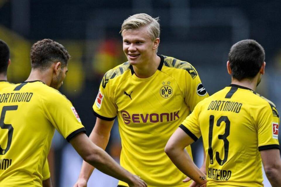 drei Spieler von Borussia Dortmund