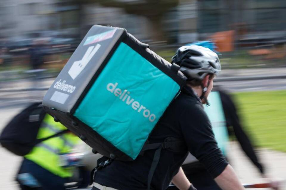 Deliveroo-Fahrer Deliveroo-Fahrer