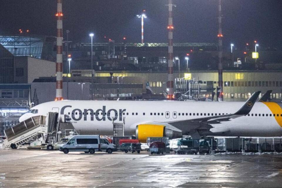 Eine Maschine der Fluggesellschaft Condor