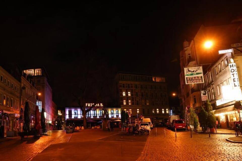 Reeperbahn im Lockdown Reeperbahn im Lockdown