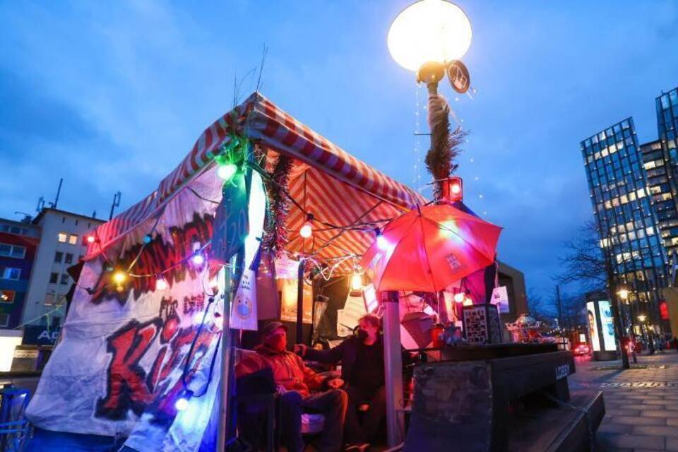 Reeperbahn im Lockdown Reeperbahn im Lockdown