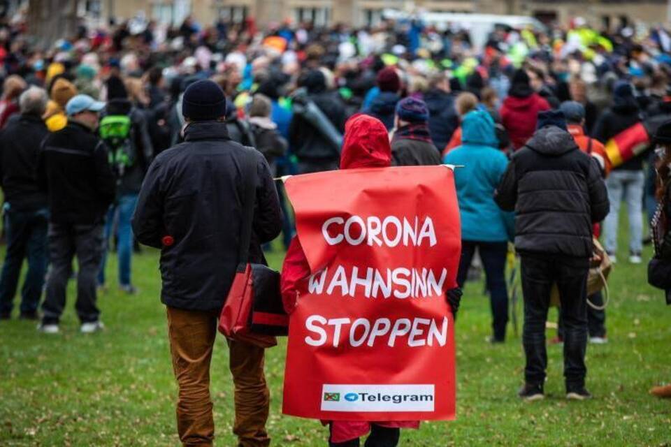 Demonstration in Stuttgart