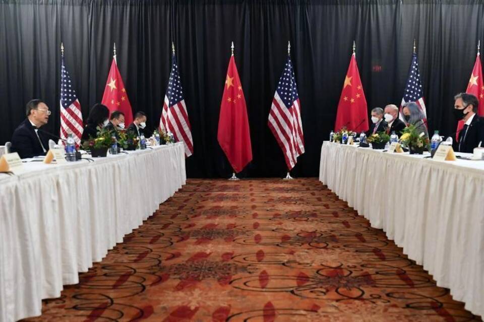 Treffen zwischen den USA und China Treffen zwischen den USA und China
