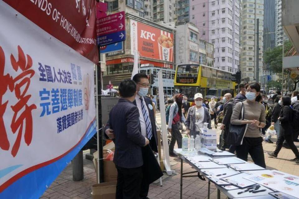 Umstrittene Wahlrechtsreform in Hongkong Umstrittene Wahlrechtsreform in Hongkong