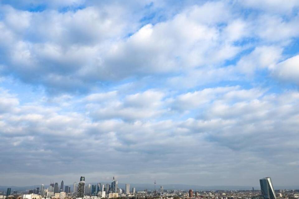 Wolken in Frankfurt am Main Wolken in Frankfurt am Main