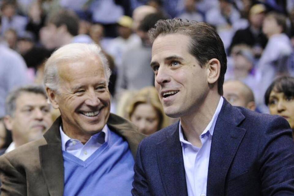 Joe Biden und Sohn Hunter