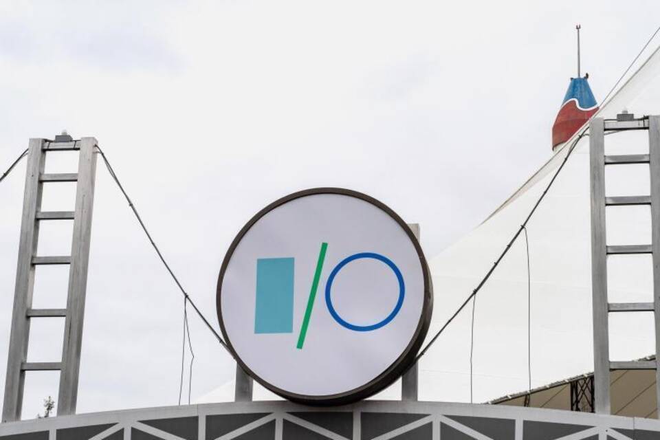 Das Logo der Entwicklerkonferenz Google I/O Das Logo der Entwicklerkonferenz Google I/O