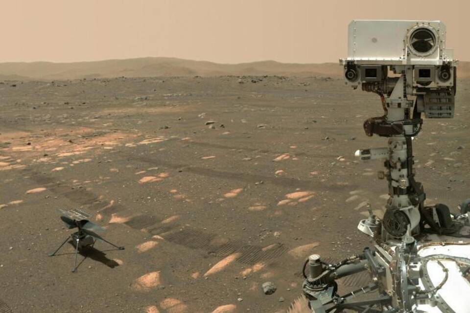 Selfie auf dem Mars