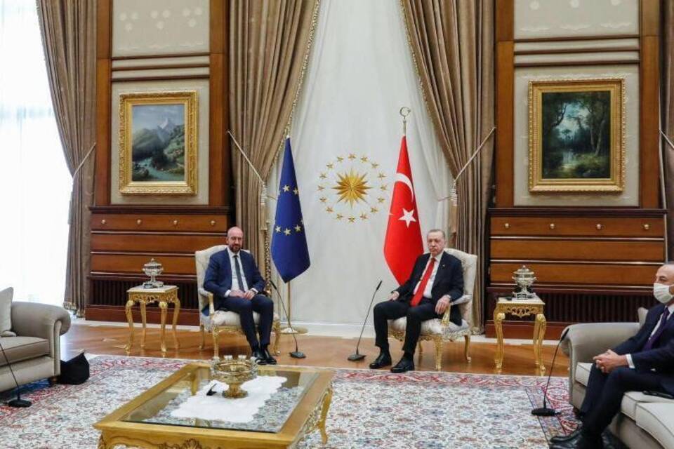 EU-Spitzen treffen Erdogan in Ankara