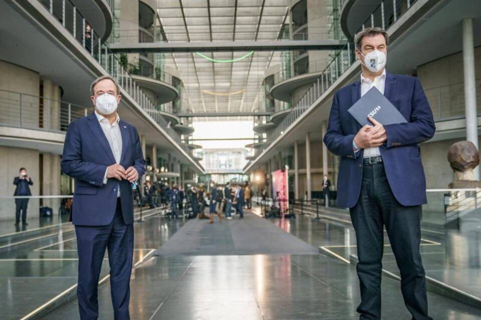 Armin Laschet und Markus Söder Armin Laschet und Markus Söder
