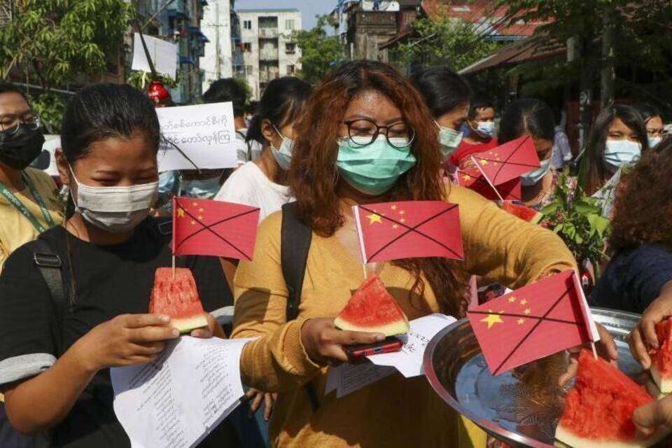 Nach dem Militärputsch in Myanmar Nach dem Militärputsch in Myanmar