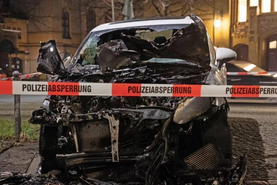 Brennende Autos in Berlin