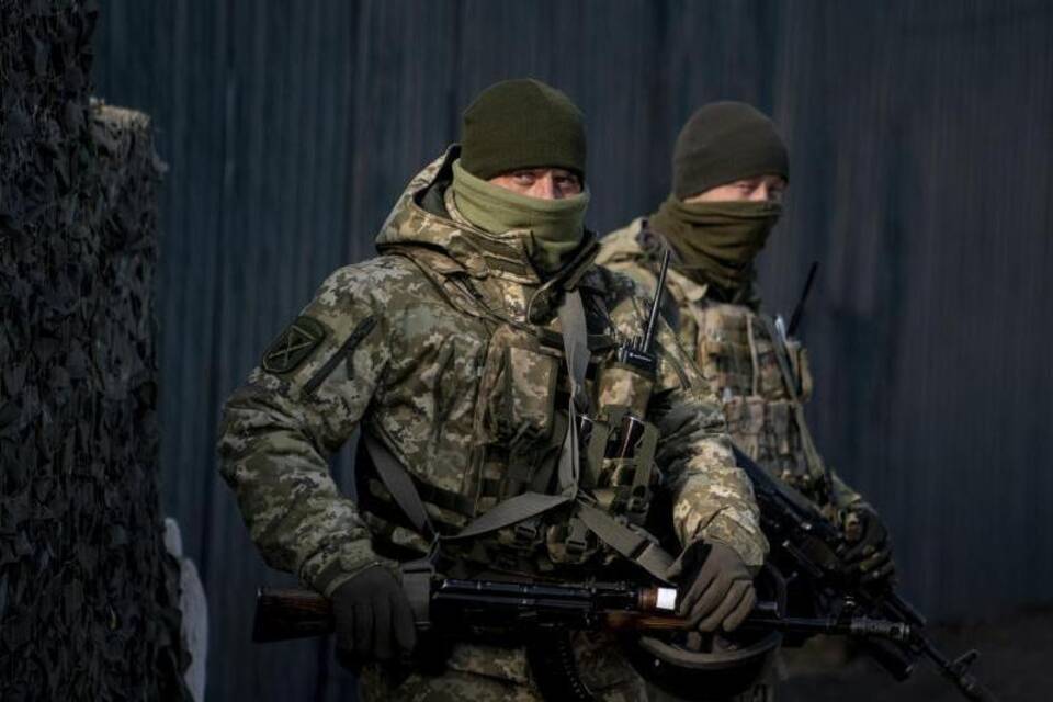 Ukrainische Soldaten Ukrainische Soldaten