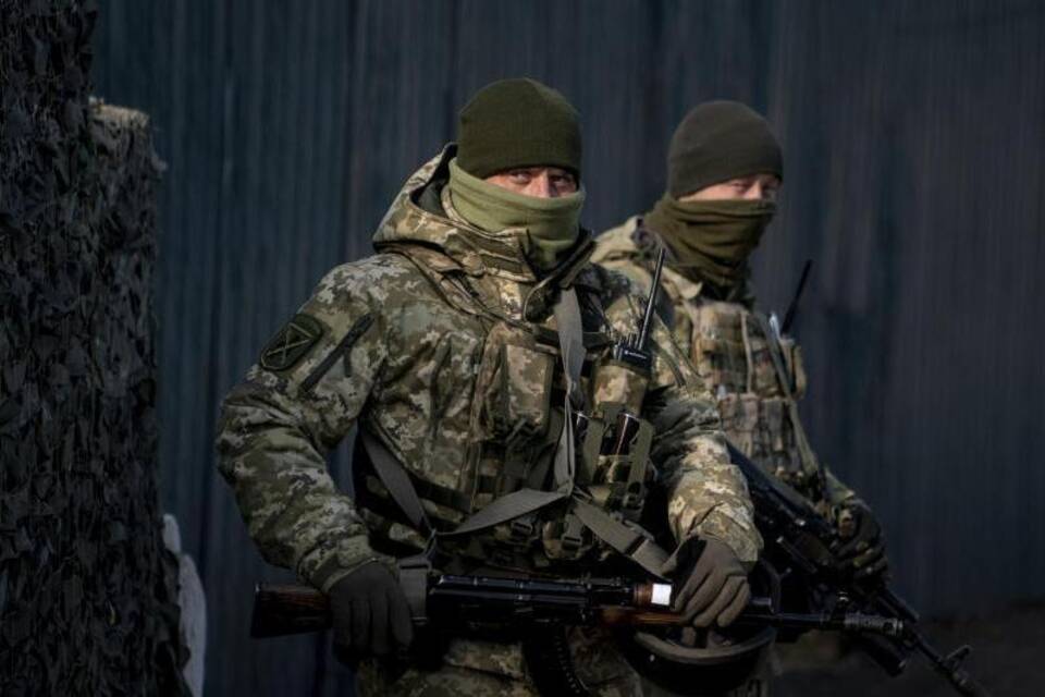 Ukrainische Soldaten