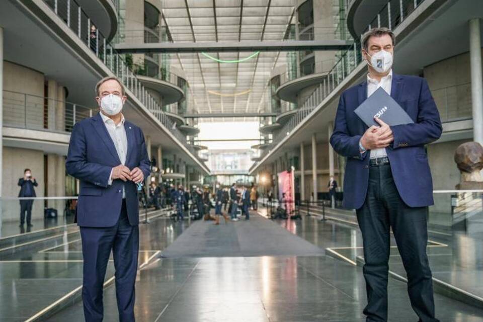 Armin Lachet und Markus Söder Armin Lachet und Markus Söder