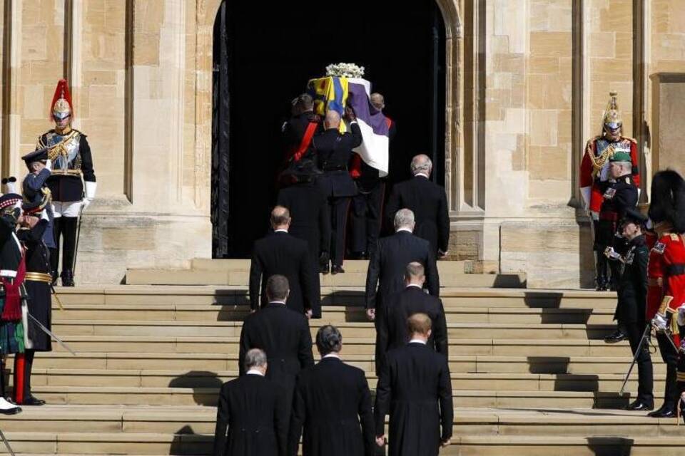 Trauerfeier und Beisetzung von Prinz Philip auf Schloss Windsor