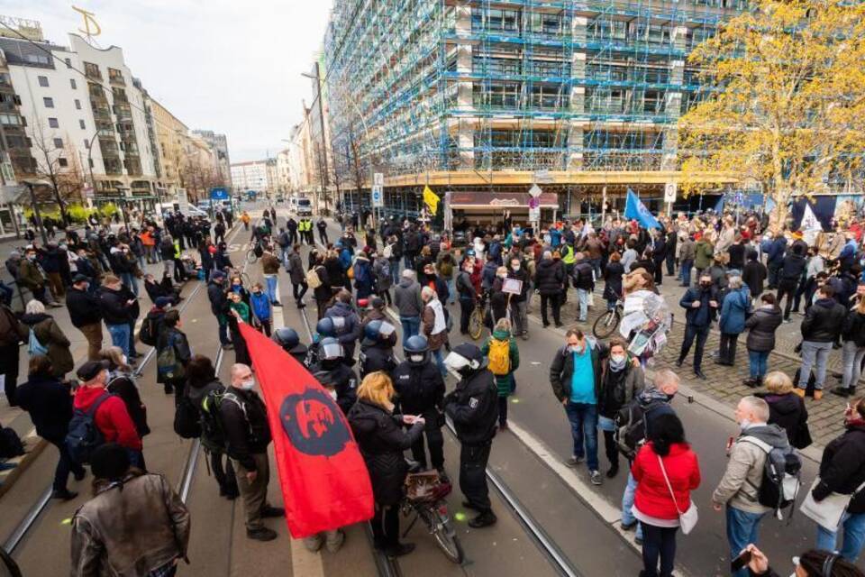 Protest in Berlin Protest in Berlin