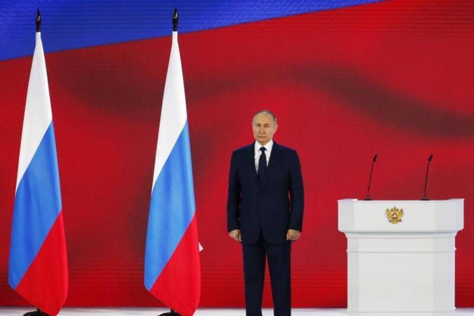 Russlands Präsident Putin hält Rede an die Nation