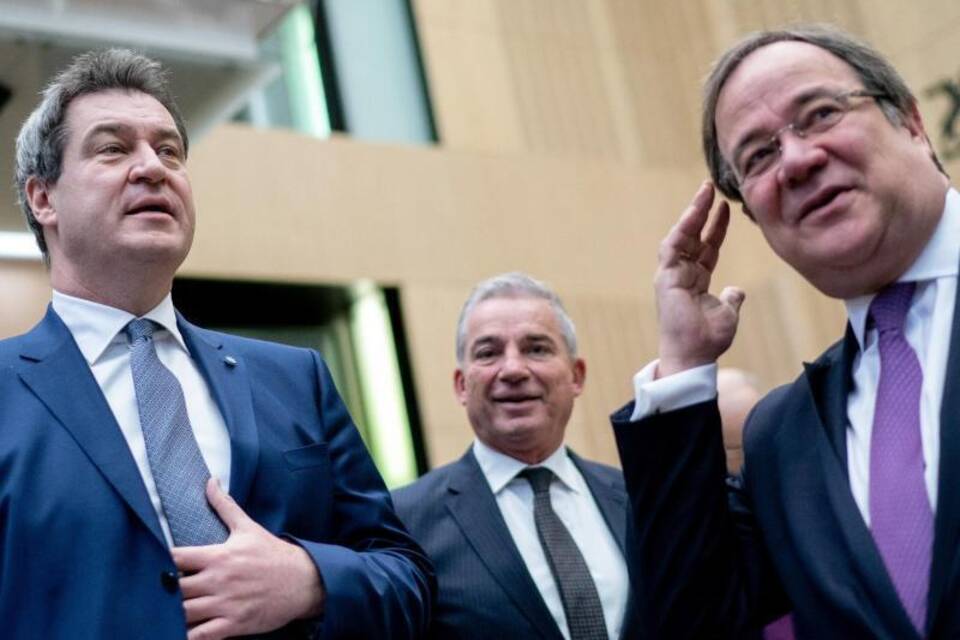 Markus Söder und Armin Laschet Markus Söder und Armin Laschet