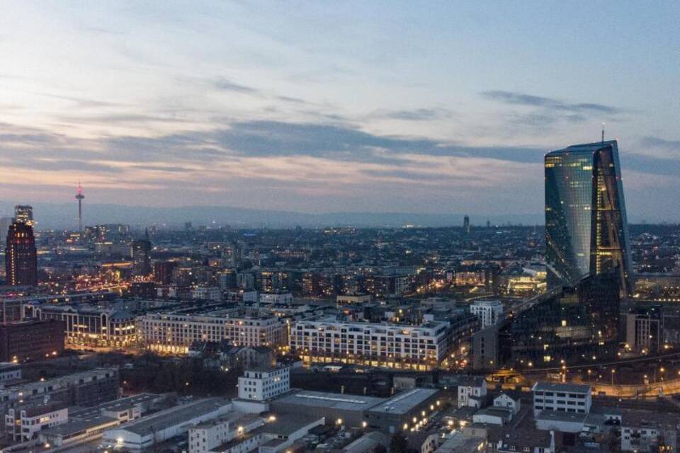Skyline Frankfurt mit EZB Skyline Frankfurt mit EZB