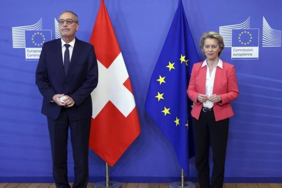 Parmelin und Von der Leyen Parmelin und Von der Leyen