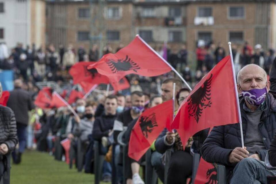 Wahlkampf in Albanien
