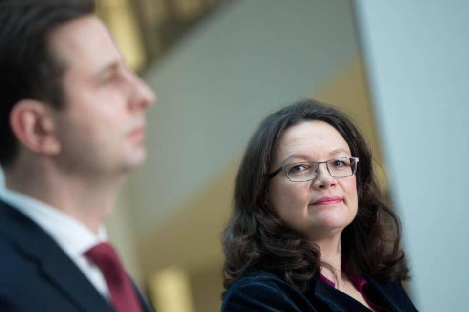 Nahles trifft ihren polnischen Amtskollegen