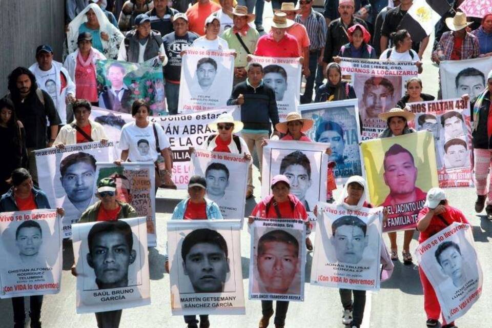 Demonstration in Mexiko-Stadt Demonstration in Mexiko-Stadt