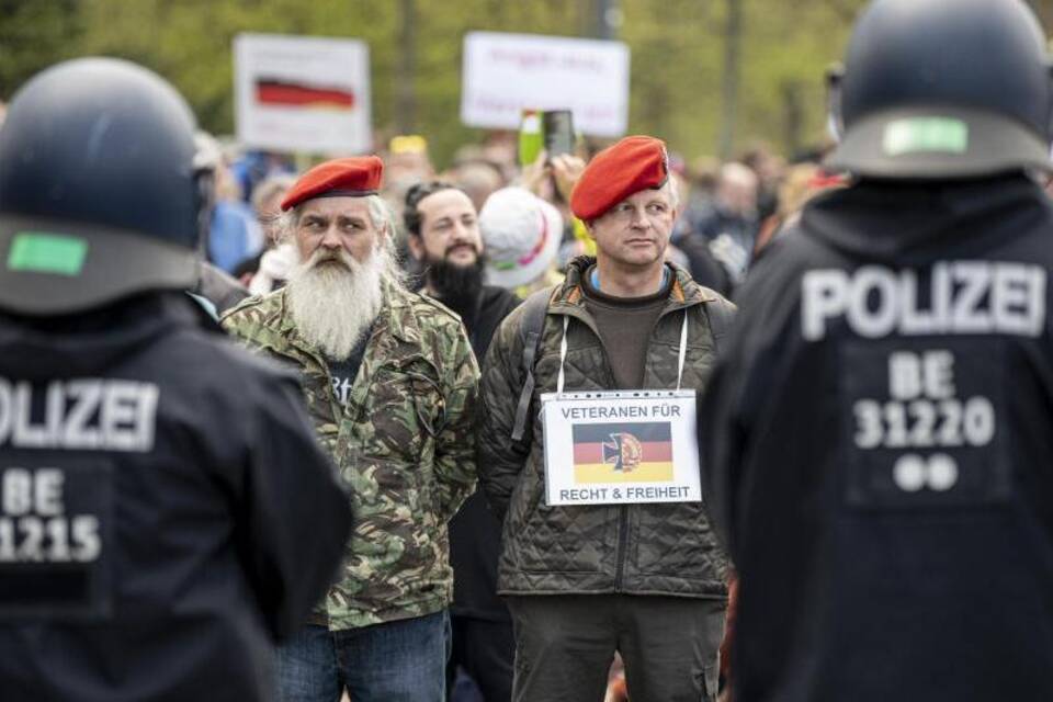 Demonstrationen gegen die Corona-Beschränkungen