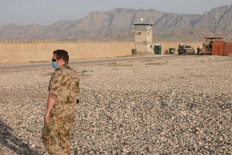 Camp Marmal in Afghanistan