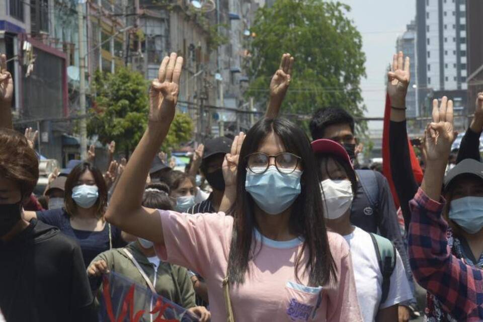 Nach dem Militärputsch in Myanmar Nach dem Militärputsch in Myanmar