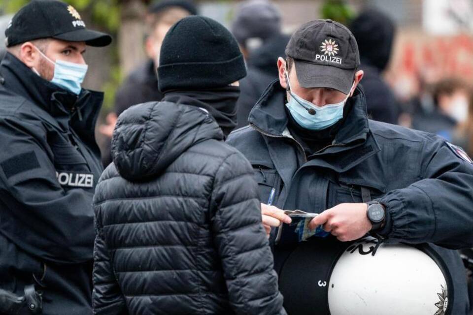 Demonstration in Hamburg