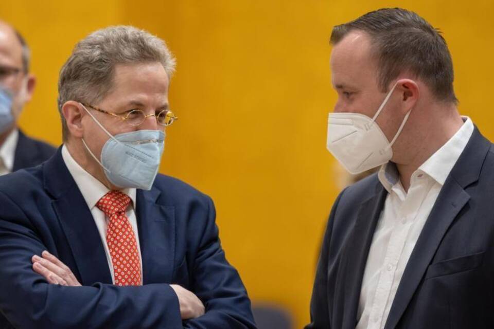 Hans-Georg Maaßen und Christian Herrgott