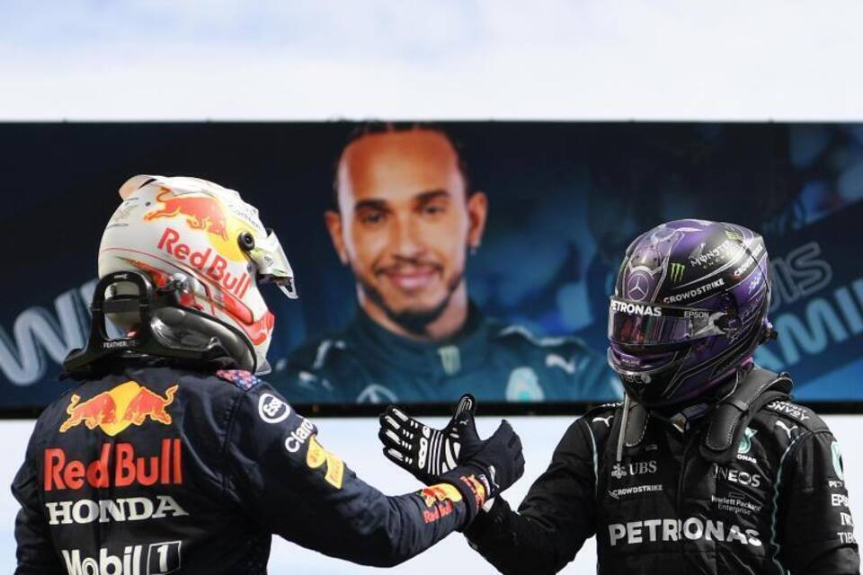 Hamilton und Verstappen