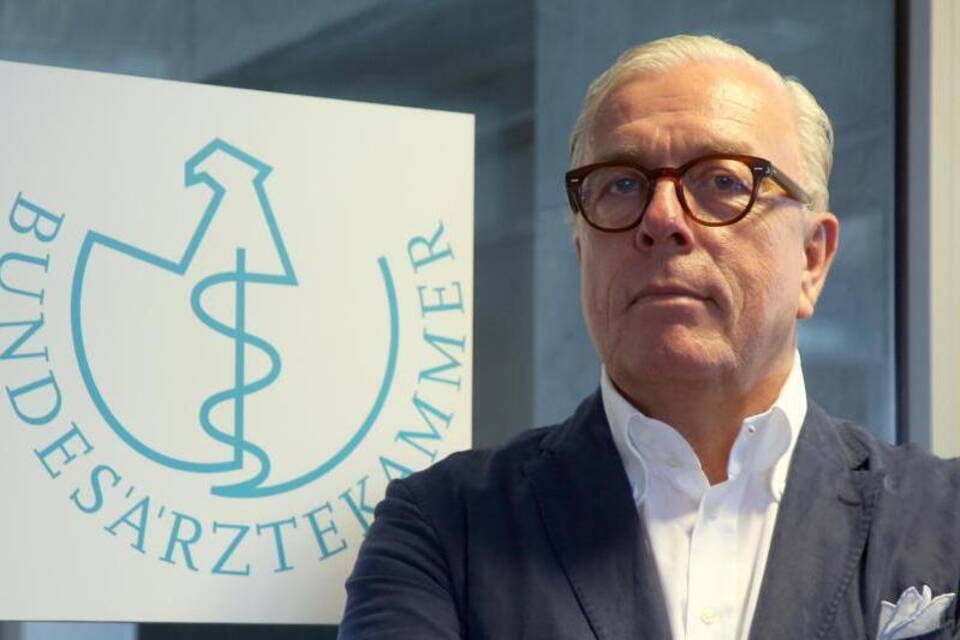 Ärztepräsident Reinhardt Ärztepräsident Reinhardt