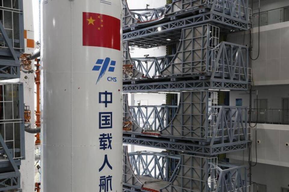 Chinesische Rakete Langer Marsch 5B