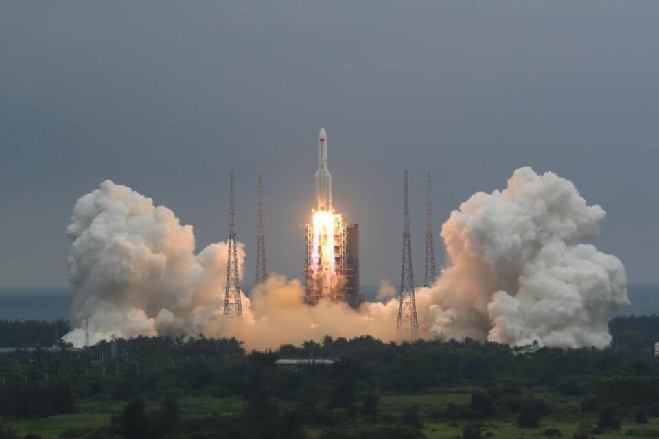 China Raketentrümmer China Raketentrümmer