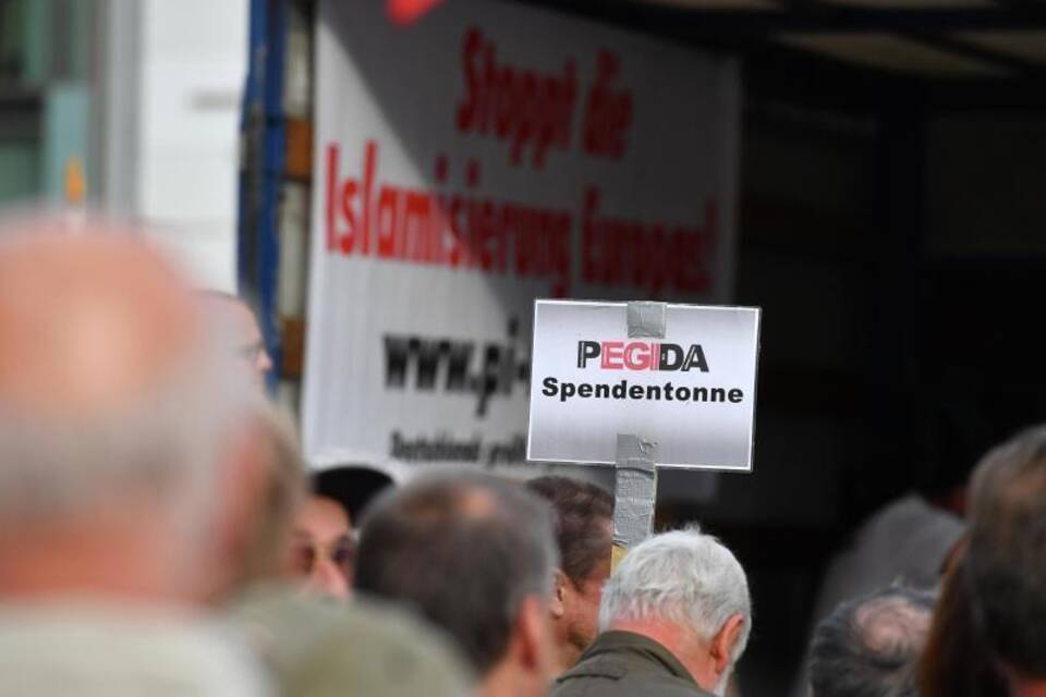 Pegida-Kundgebung Pegida-Kundgebung