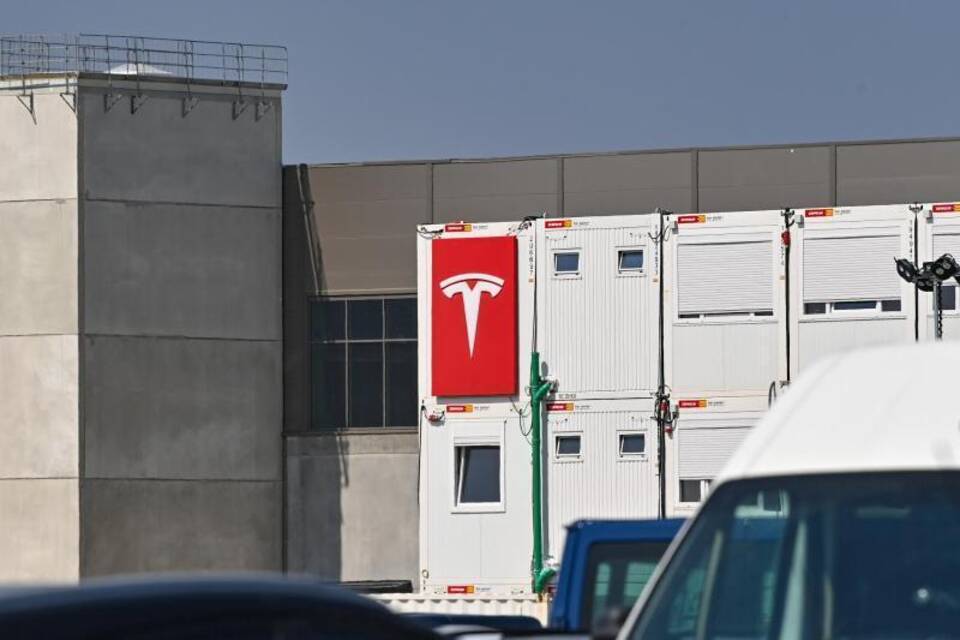 Tesla-Baustelle in Brandenburg Tesla-Baustelle in Brandenburg